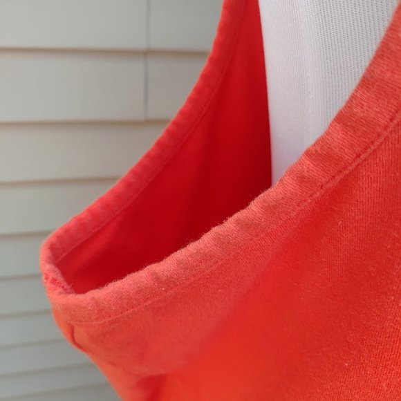 Old Navy Plus Red Knit Romper Sleeveless Pockets Solid Comfy Casual Beach 660469 - Picture 6 of 16